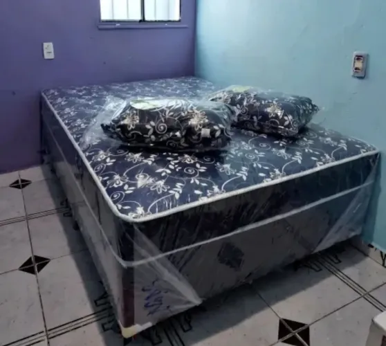 Camas Box Confortaveis + 2 Travesseiros De Brinde e Frete Grátis