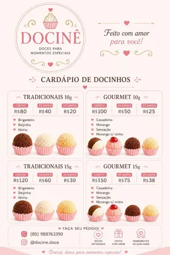 Docinhos para festas