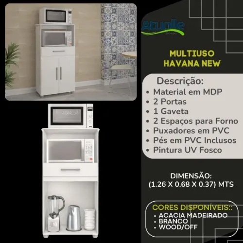Balcão Multiuso Havana New Novo