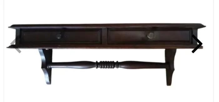 Aparador Antigo Rústico de Parede de metragem 83 cm X 25 cm