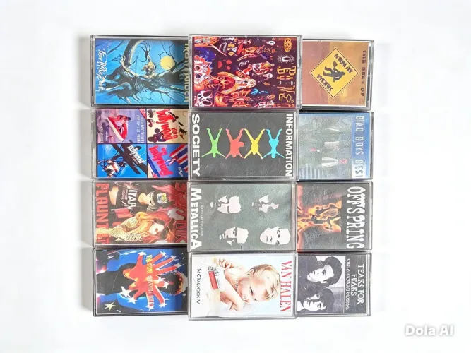 Fitas k7 bandas vários ( 4 fitas K7 por 100 reais)