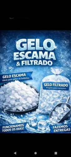 Venda de Gelo, Escama e Filtrado 