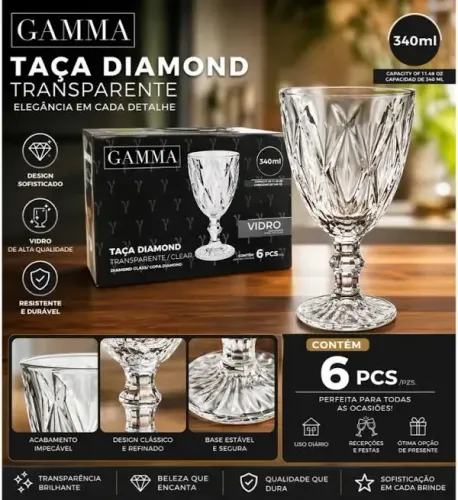 Taças Daimond.