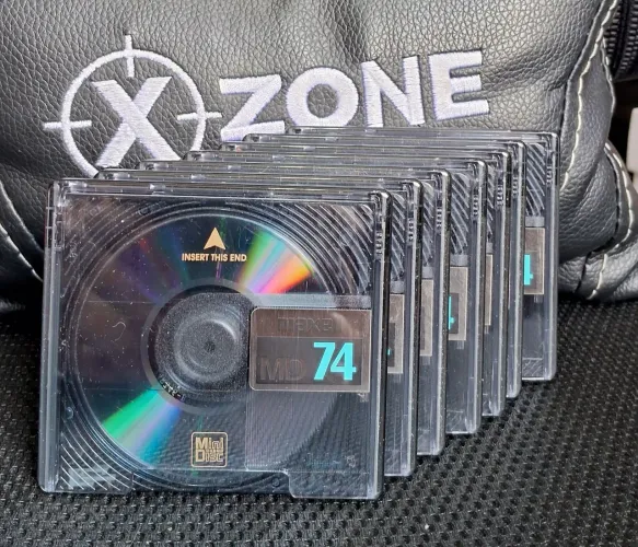 7 MDs MiniDiscs Maxell 74 min