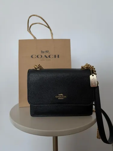 bolsa coach crossbody klare original com chaveiro
