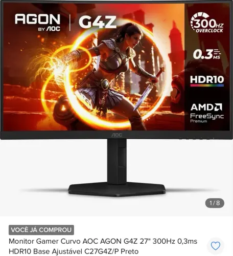 Monitor 300hz aoc