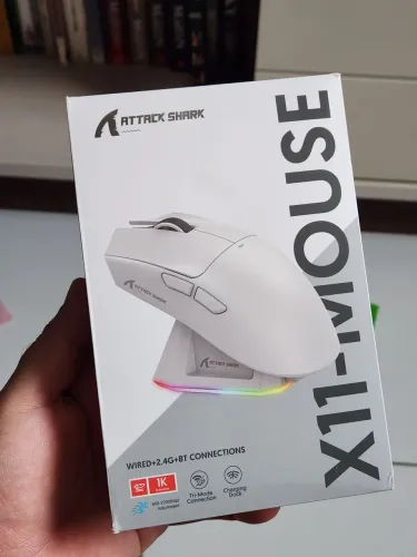 MOUSE GAMER ATTACK SHARK X11BLACK - NOVO