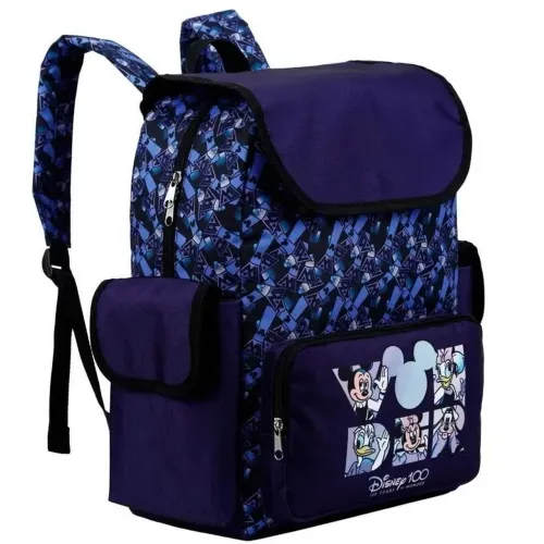 Mochila de costas Disney 100 anos NOVA