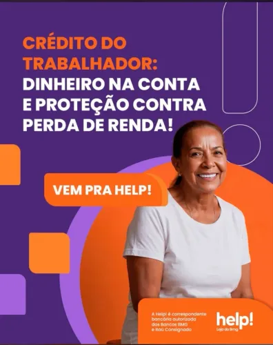 Até 10.000 crédito pessoal (carteira assinada)