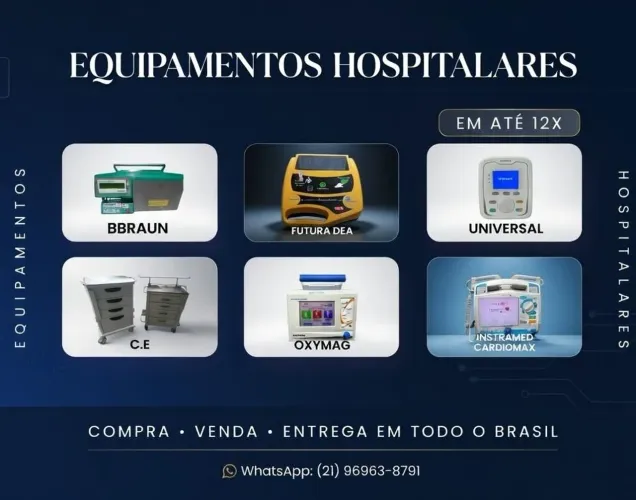 Equipamentos para ambulância emergência e cti