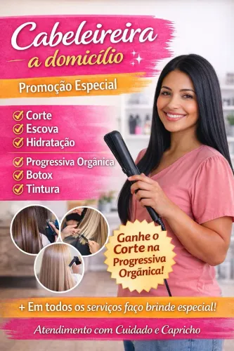 Cabeleireira a domicílio 