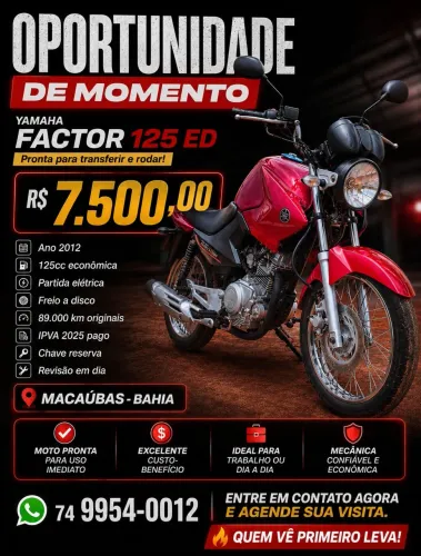 Yamanha Factor 125cc 2012 