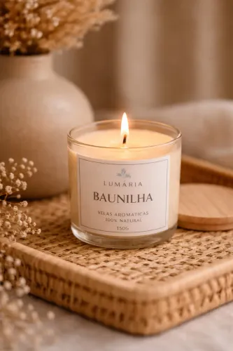 Velas Aromáticas Artesanais | Cera de Coco | Feitas à mão