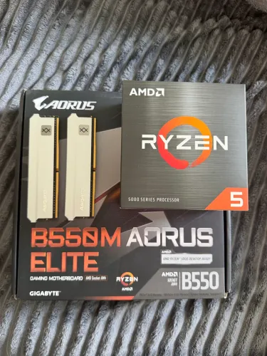 Kit Upgrade AM4 Ryzen 5 5600X + B550M Aorus Elite + 16GB 3600MHz