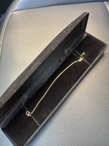 Pulseira de ouro 18k 750 15 cm