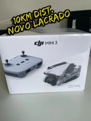 Dji Mini 3 Standard (Profissional) 10km Dist. Controle Camera 4k Sensores Novo Lacrado