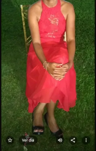 Vestido festa - madrinha vermelho