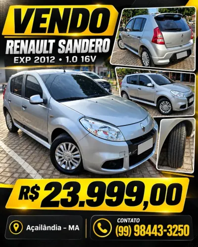 Renault Sandero Expression Hi-flex 1.0 16V 5P 2012