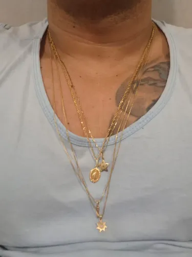 Ouro 18k Quero (580) Na Grama Sem Choro