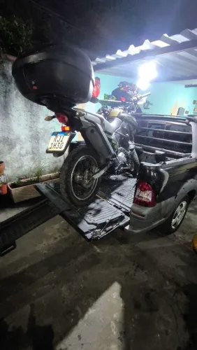Reboque de motos bikes elétricas scooter elétrica temos rampa