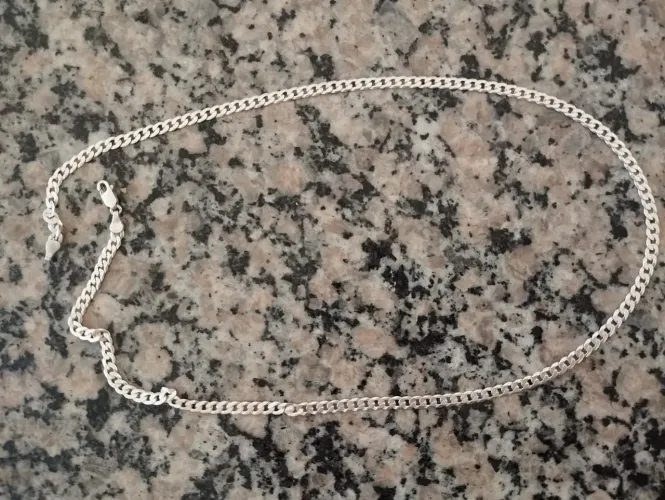CORRENTE DE PRATA 60 CENTIMETOS 935.