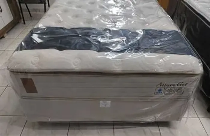 Conjunto Box de Casal 1,38x1,88x70cm - (Oferta)!!