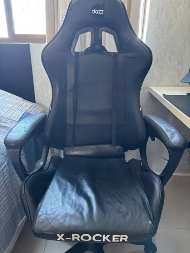 Cadeira Gamer Dazz/X-Rocker Reclinável com Rodinhas