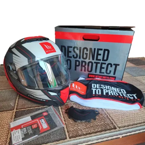 Capacete moto MT Thunder 4 tamanho M - 57-58