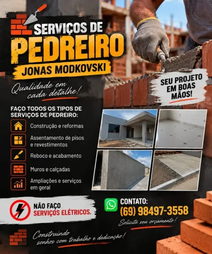 Pedreiro profissional