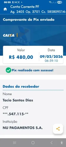 Vendo bar na praia de Aruana