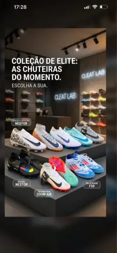 Chuteiras 1 linha