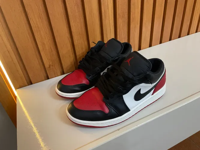 Jordan 1 low - Bred Toe 2.0