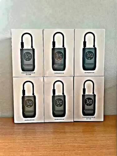 Mini compressor de Ar Portátil Novo Lacrado a Pronta Entrega
