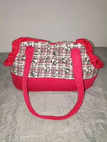 Bolsa Pet Panda Fofa e Espaçosa - Transporte seu Amigo com Estilo!