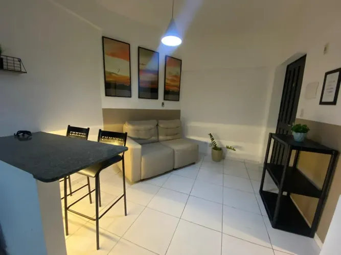 Apartamento mobiliado na Almirante Barroso, com 40 m², 1 suíte - Souza, Belém/PA