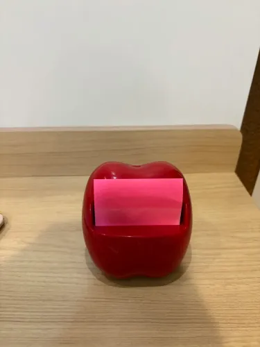 Porta post-it de maçã