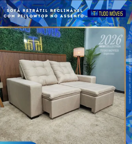 SOFA retrátil e reclinável