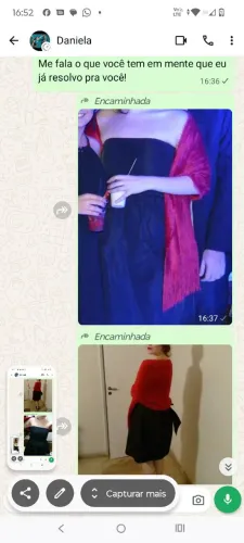 Vestido social 2 em 1