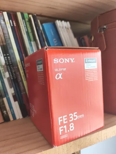 Lente Sony 35mm 1.8 nova 