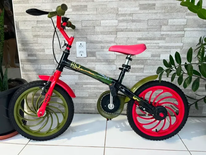 Bike Infantil Aro 16 Caloi Rex - Ótimo Estado