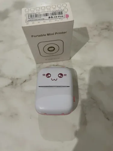Mini Impressora Térmica Portátil Fofa Sem Fio