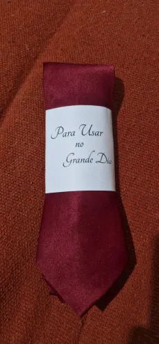 KIT COM 12 GRAVATAS MARSALA PARA CASAMENTO 