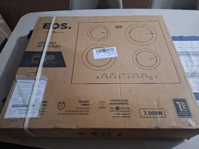 Cooktop indução 4 bocas EOS Cheff Gourmet - NOVO