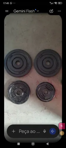 Anilhas peso musculação