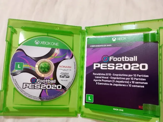 PES 2020 Xbox One mídia física