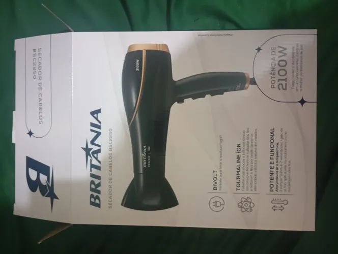 Secador de Cabelos Britânia BSC2250 2100W Bivolt Novo