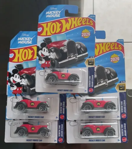 Carro Mickey hot wheels