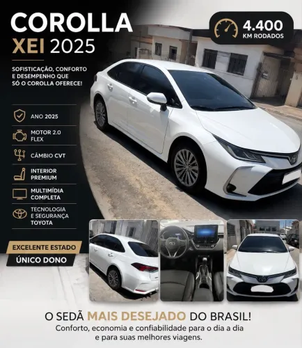 Toyota Corolla XEI 2.0 Flex 16V Aut. 2025