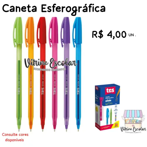 Itens de Papelaria à R$4,00