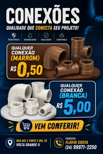 Conexões hidráulicas
